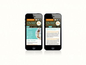 AVIE Website (Mobile)